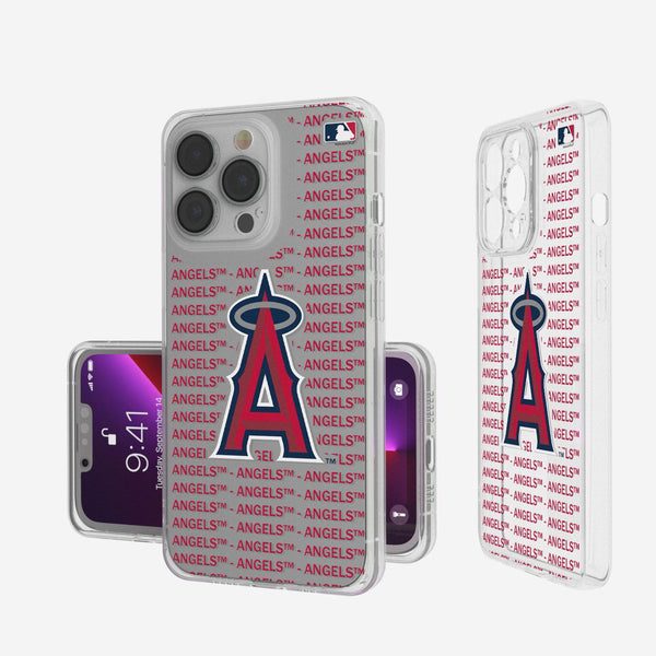 Los Angeles Angels Blackletter iPhone Clear Case
