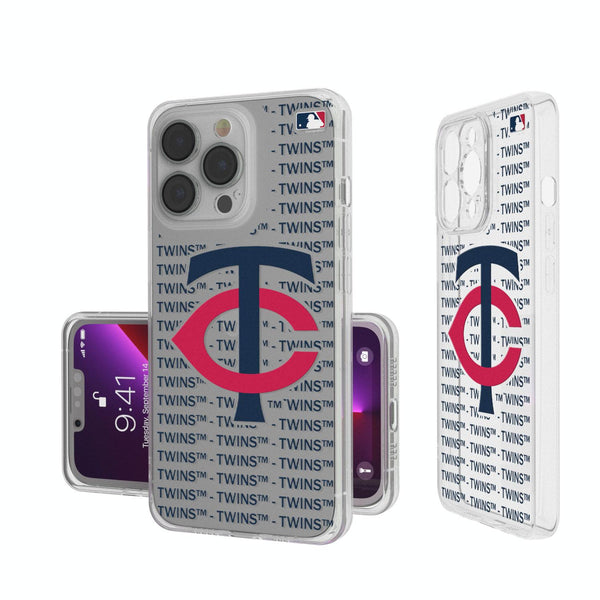 Minnesota Twins Blackletter iPhone Clear Case