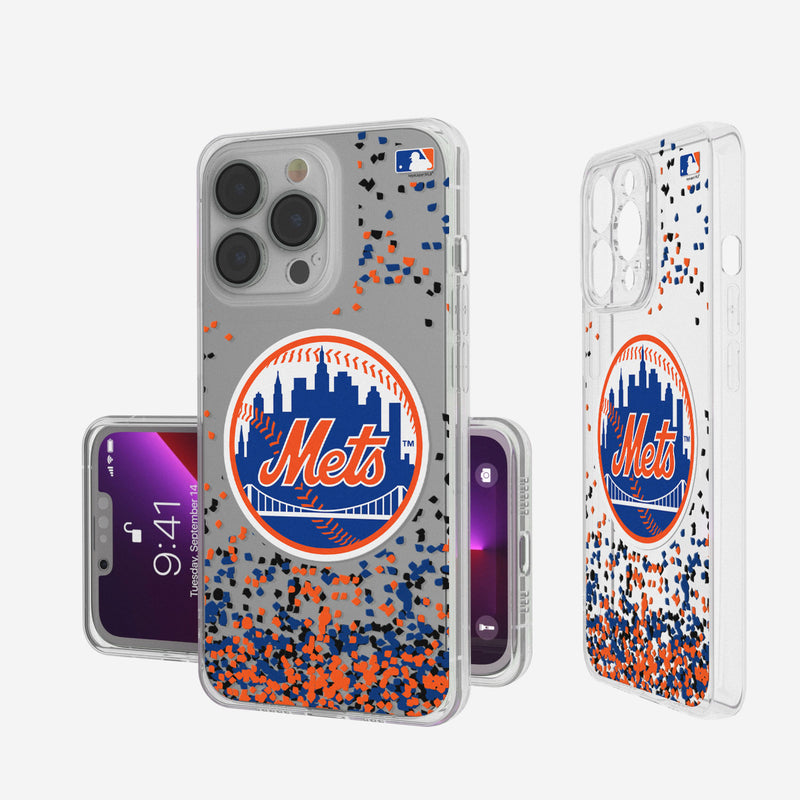 New York Mets Confetti iPhone Clear Case