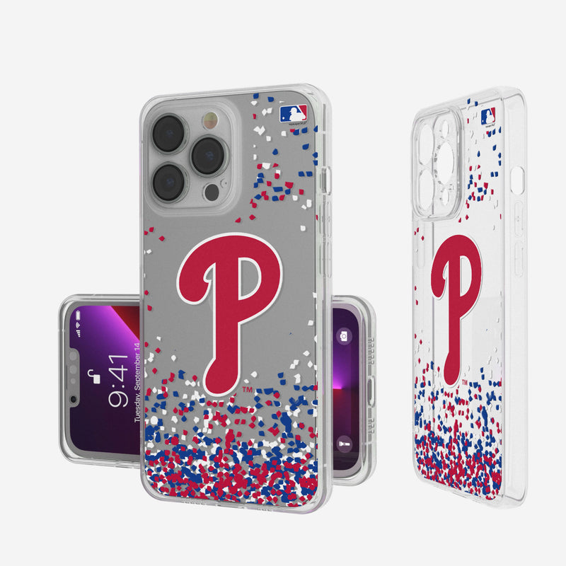 Philadelphia Phillies Confetti iPhone Clear Case