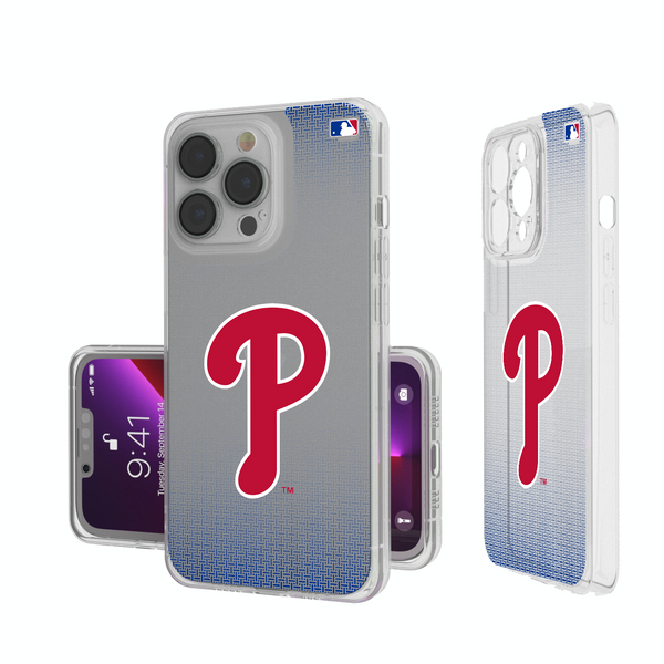 Philadelphia Phillies Linen iPhone Clear Phone Case