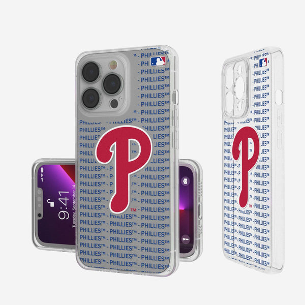 Philadelphia Phillies Blackletter iPhone Clear Case
