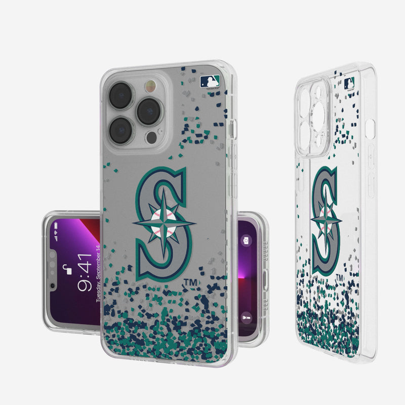 Seattle Mariners Confetti iPhone Clear Case
