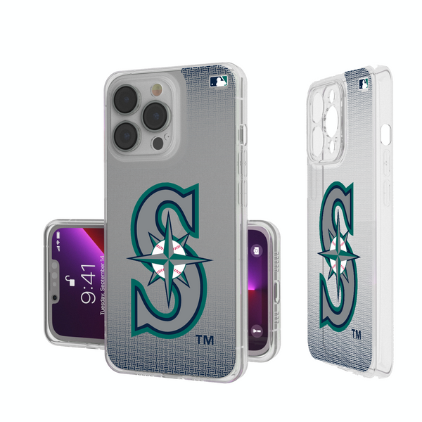 Seattle Mariners Linen iPhone Clear Phone Case