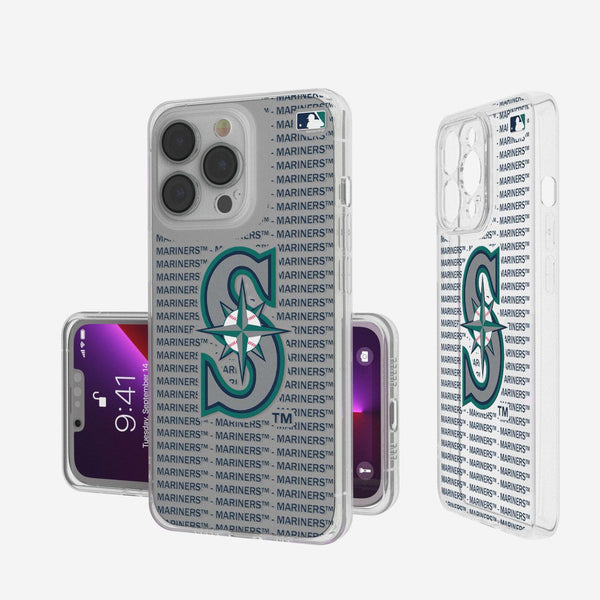 Seattle Mariners Blackletter iPhone Clear Case