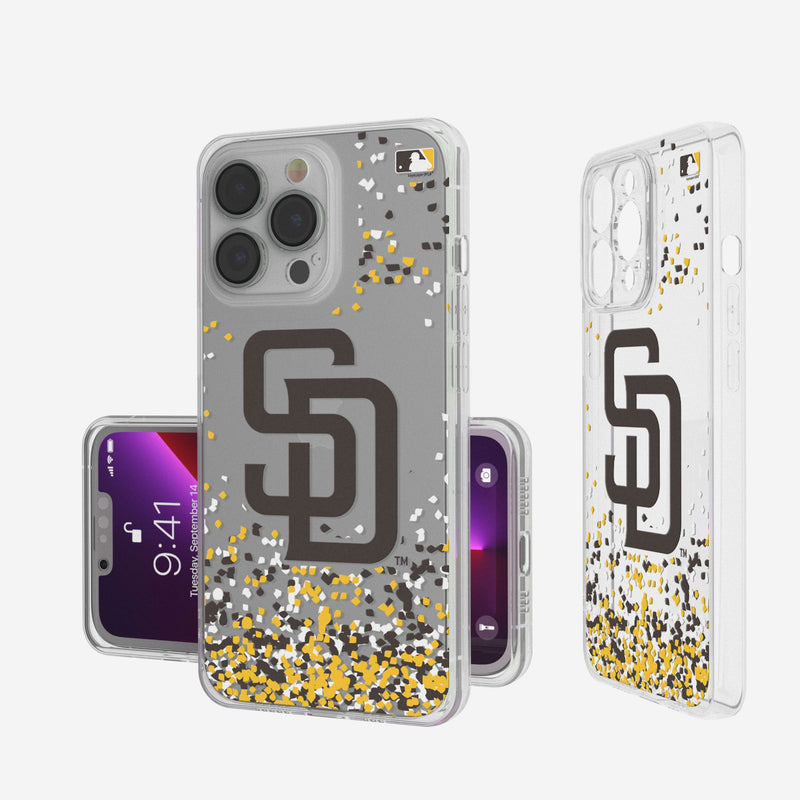 San Diego Padres Confetti iPhone Clear Case