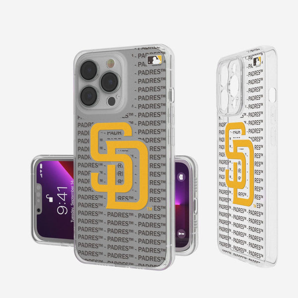 San Diego Padres Blackletter iPhone Clear Case