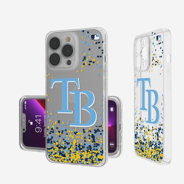 Tampa Bay Rays Confetti iPhone Clear Case