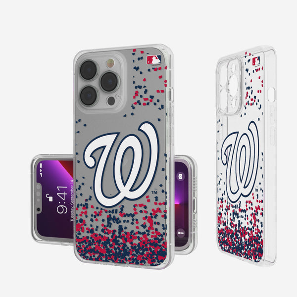 Washington Nationals Confetti iPhone Clear Case