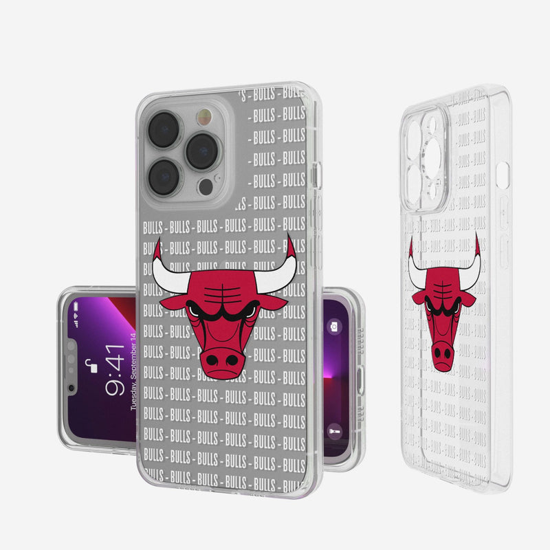 Chicago Bulls Blackletter iPhone Clear Case