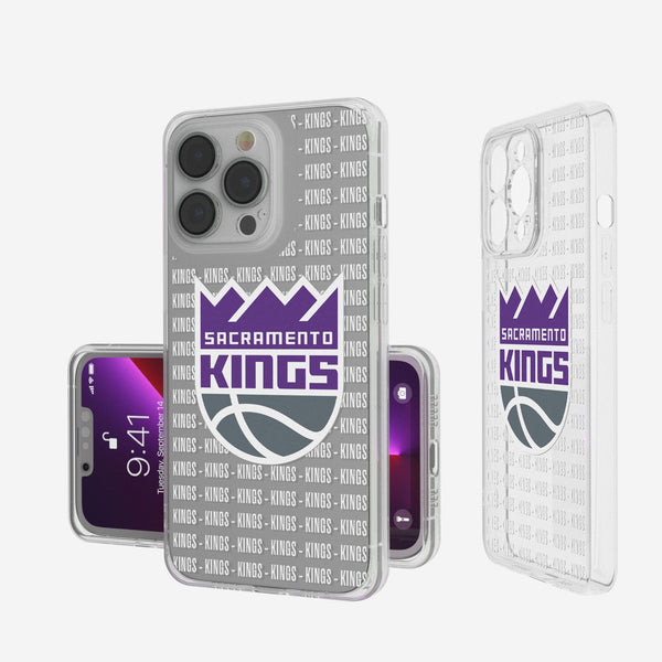 Sacramento Kings Blackletter iPhone Clear Case