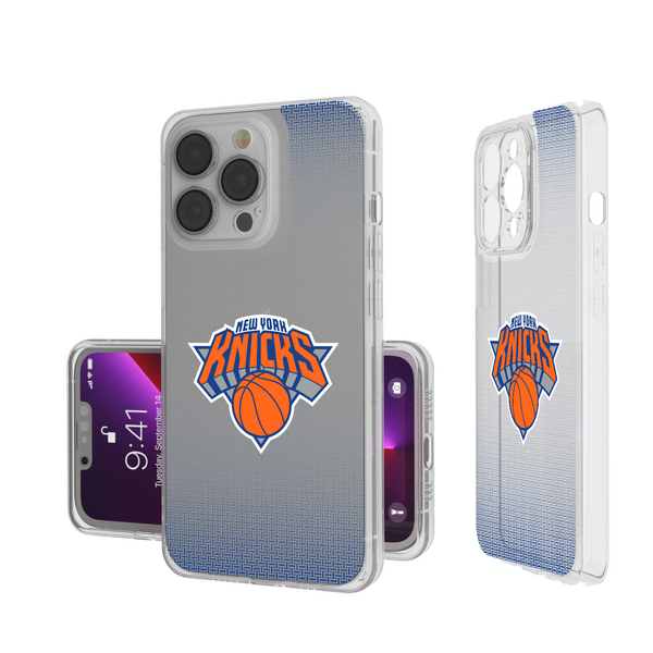 New York Knicks Linen iPhone Clear Phone Case