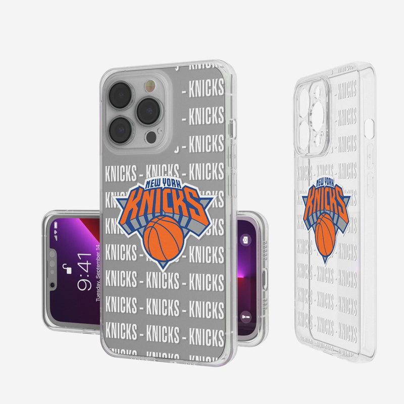 New York Knicks Blackletter iPhone Clear Case