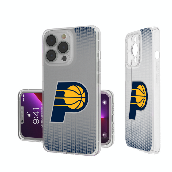 Indiana Pacers Linen iPhone Clear Phone Case