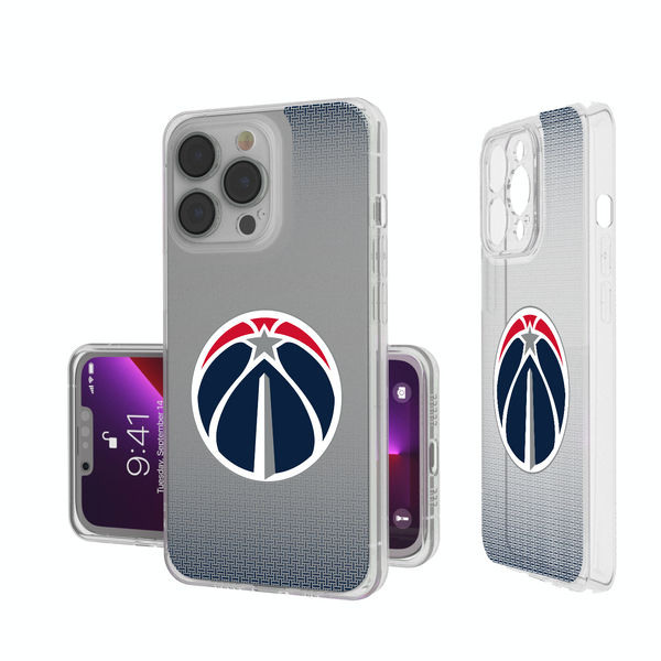 Washington Wizards Linen iPhone Clear Phone Case
