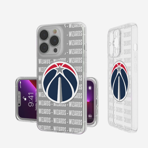 Washington Wizards Blackletter iPhone Clear Case