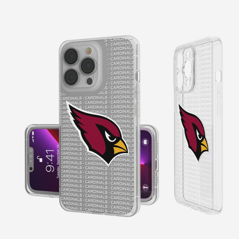 Arizona Cardinals Blackletter iPhone Clear Case