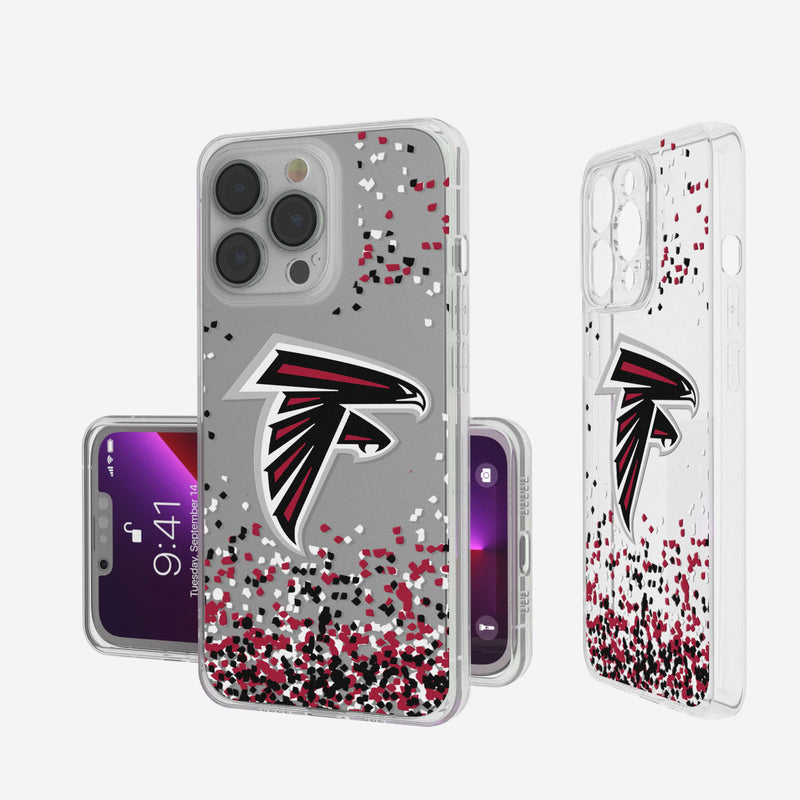 Atlanta Falcons Confetti iPhone Clear Case