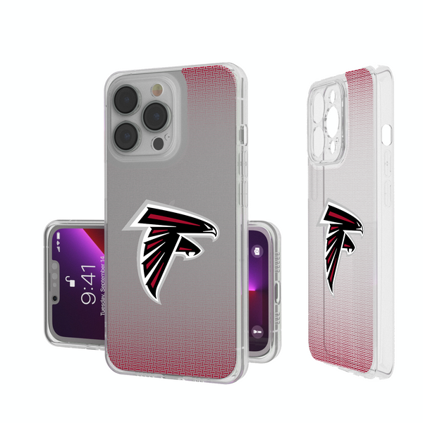 Atlanta Falcons Linen iPhone Clear Phone Case
