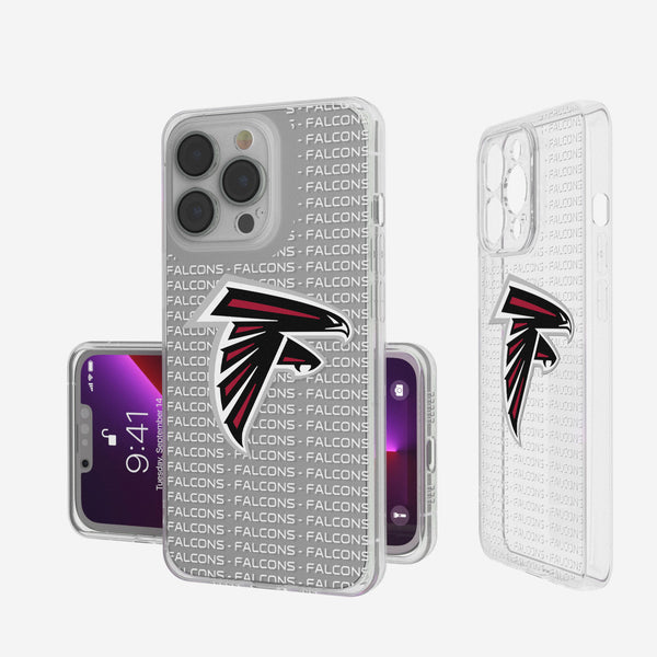 Atlanta Falcons Blackletter iPhone Clear Case