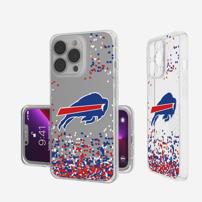 Buffalo Bills Confetti iPhone Clear Case