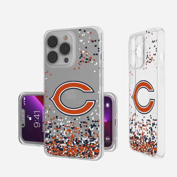 Chicago Bears Confetti iPhone Clear Case
