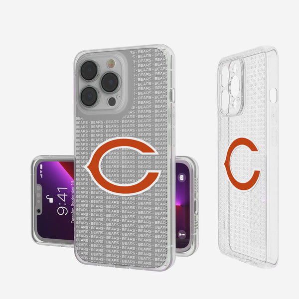 Chicago Bears Blackletter iPhone Clear Case