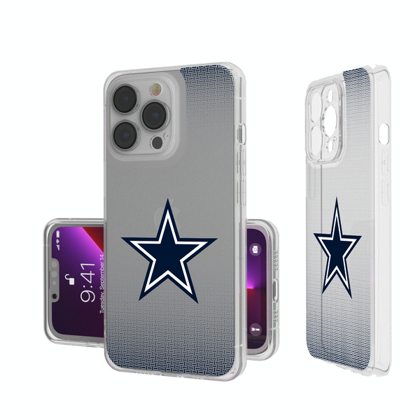 Dallas Cowboys Linen iPhone Clear Phone Case