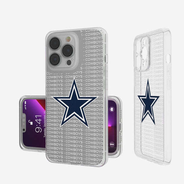 Dallas Cowboys Blackletter iPhone Clear Case