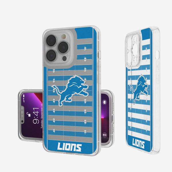 Detroit Lions Football Field iPhone Clear Case