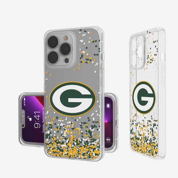 Green Bay Packers Confetti iPhone Clear Case