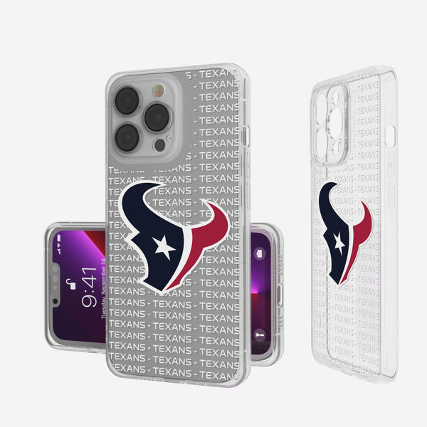 Houston Texans Blackletter iPhone Clear Case
