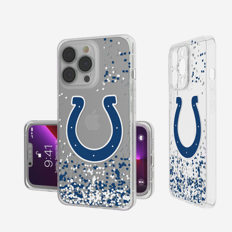 Indianapolis Colts Confetti iPhone Clear Case