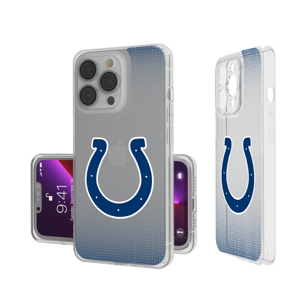 Indianapolis Colts Linen iPhone Clear Phone Case