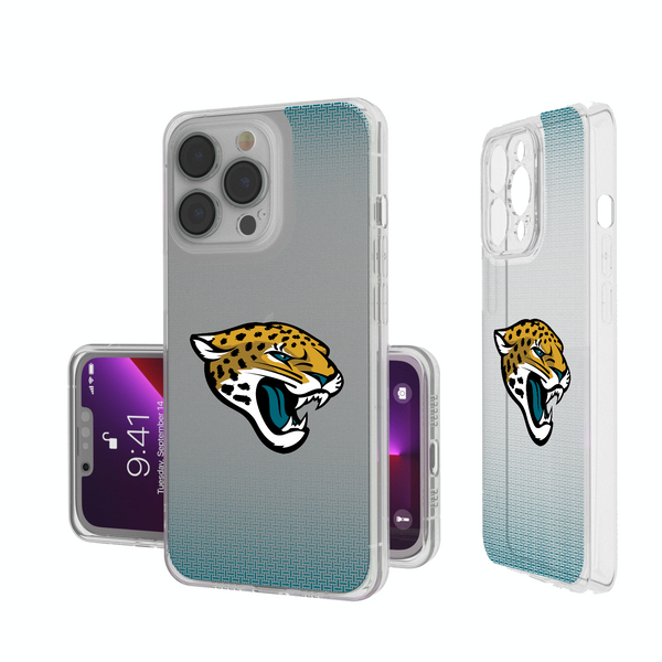 Jacksonville Jaguars Linen iPhone Clear Phone Case