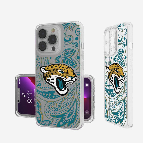 Jacksonville Jaguars Paisley iPhone Clear Case