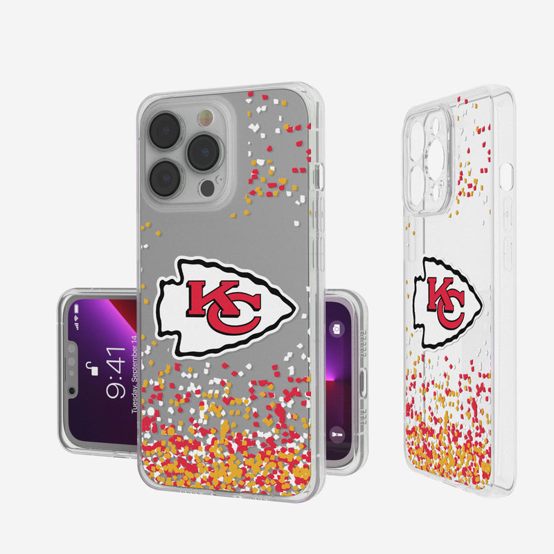 Kansas City Chiefs Confetti iPhone Clear Case