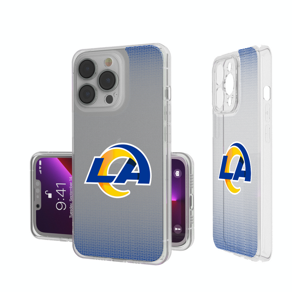 Los Angeles Rams Linen iPhone Clear Phone Case