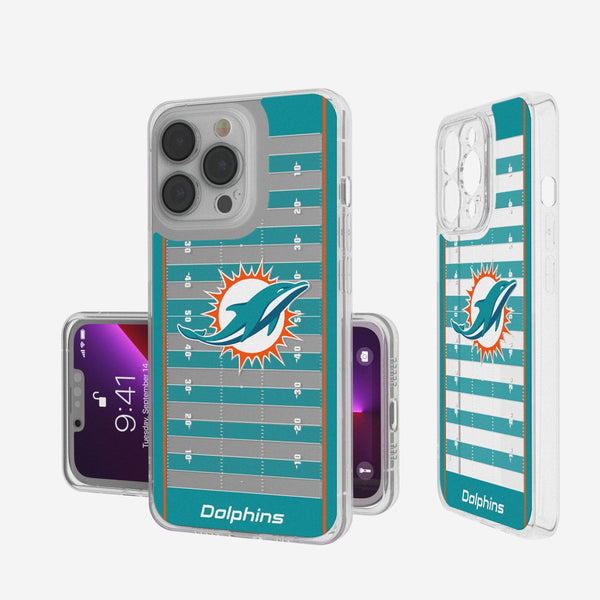 Miami Dolphins Football Field iPhone Clear Case