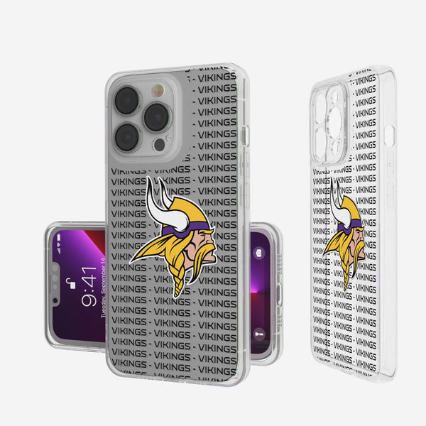 Minnesota Vikings Blackletter iPhone Clear Case