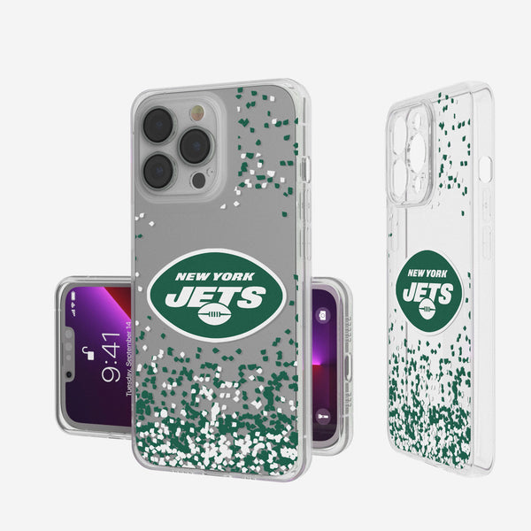 New York Jets Confetti iPhone Clear Case