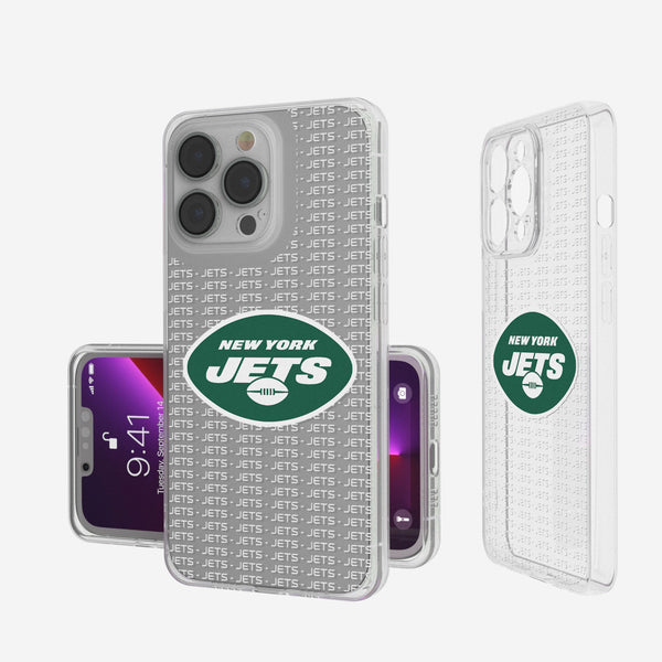 New York Jets Blackletter iPhone Clear Case