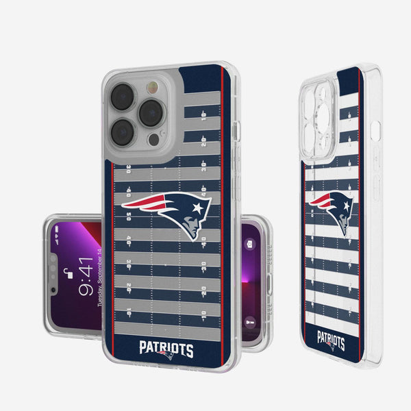 New England Patriots Football Field iPhone Clear Case