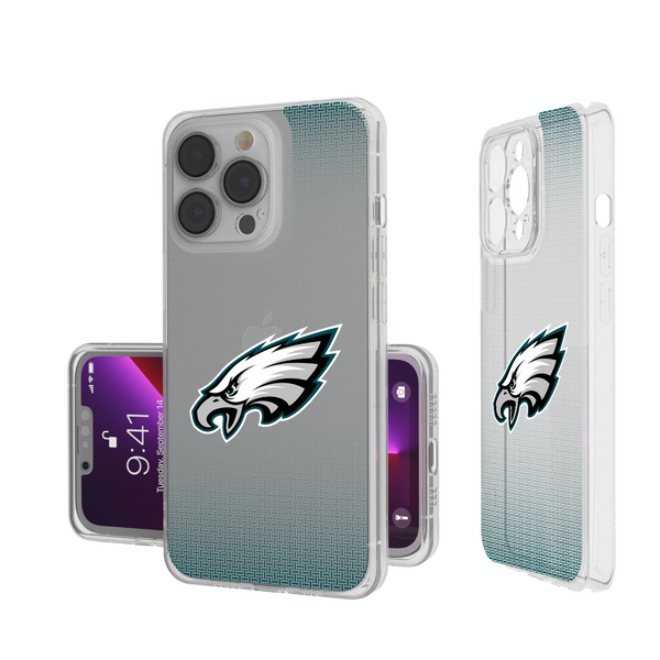 Philadelphia Eagles Linen iPhone Clear Phone Case