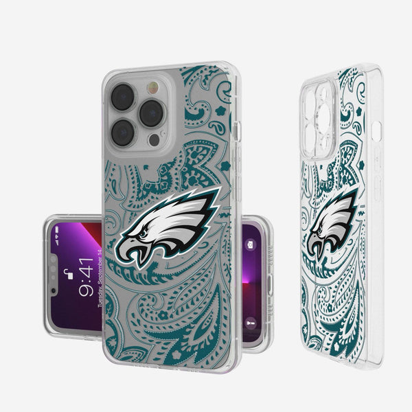 Philadelphia Eagles Paisley iPhone Clear Case