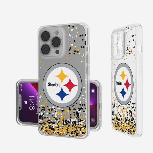 Pittsburgh Steelers Confetti iPhone Clear Case
