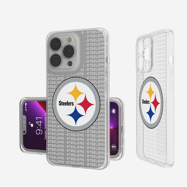 Pittsburgh Steelers Blackletter iPhone Clear Case