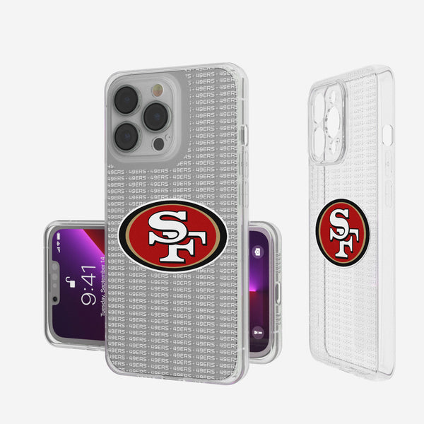 San Francisco 49ers Blackletter iPhone Clear Case