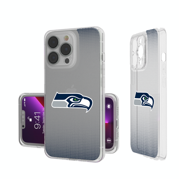 Seattle Seahawks Linen iPhone Clear Phone Case