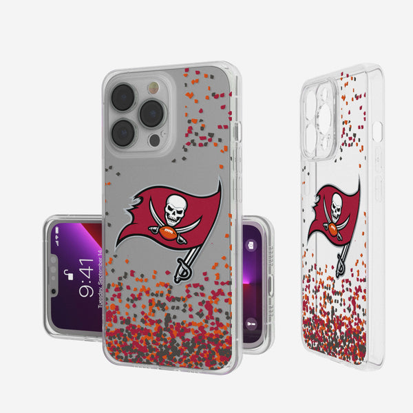 Tampa Bay Buccaneers Confetti iPhone Clear Case